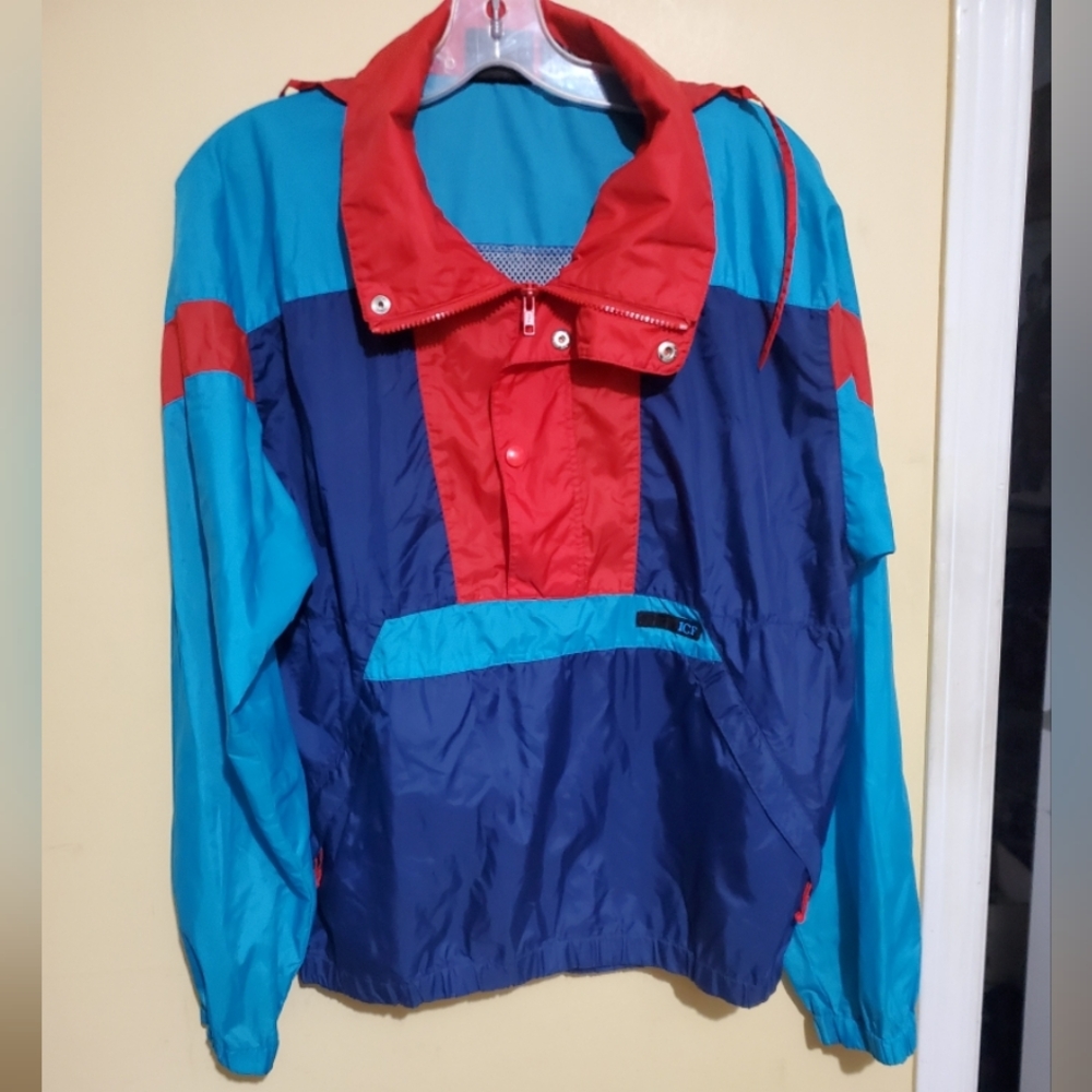 Colorblock Windbreaker Jacket
